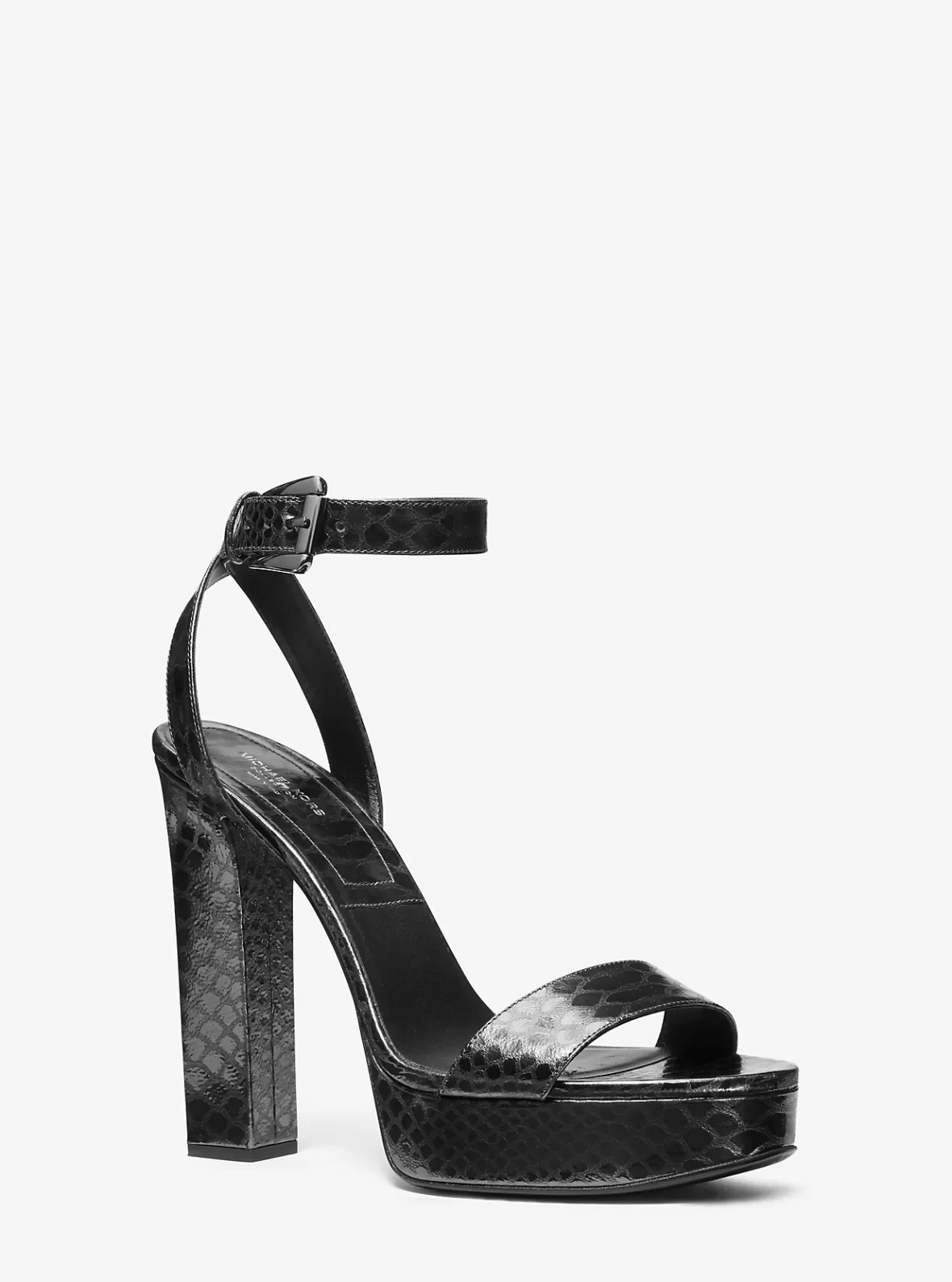 Michael Kors Anabelle Python Embossed Leather Platform Sandal*Women Sandals