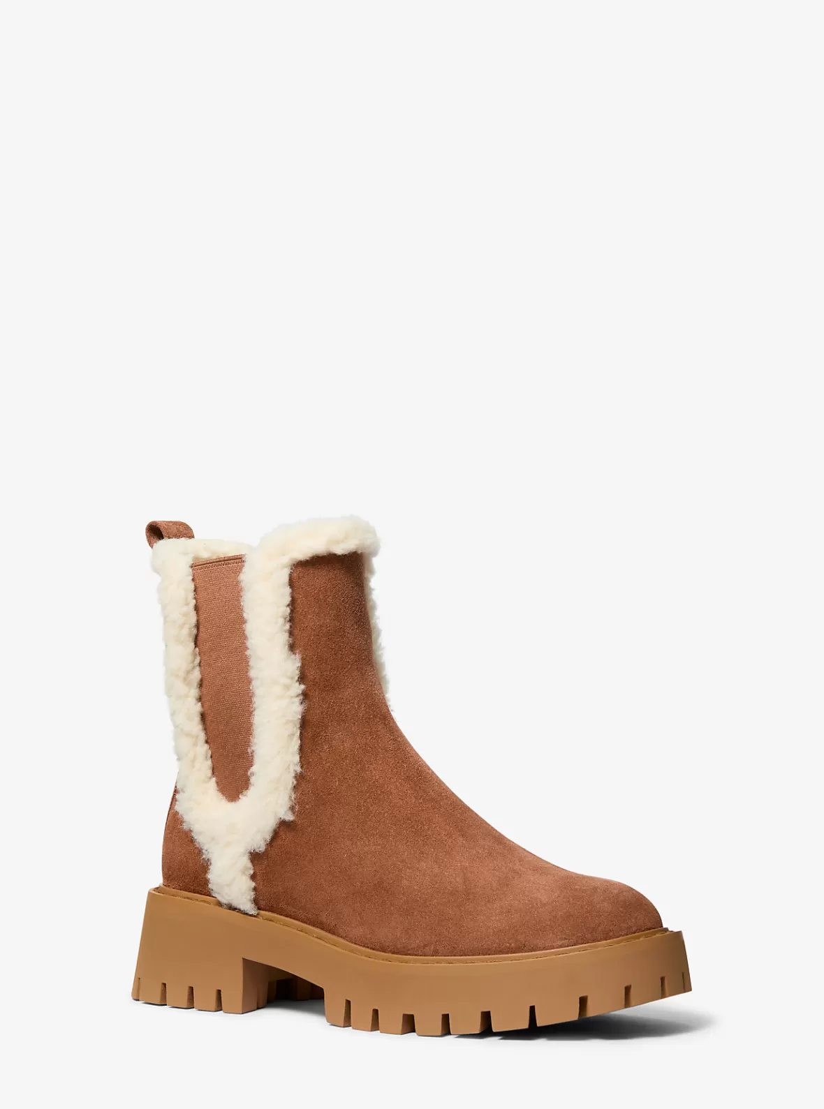 Michael Kors Asher Suede and Faux Shearling Boot*Women Boots