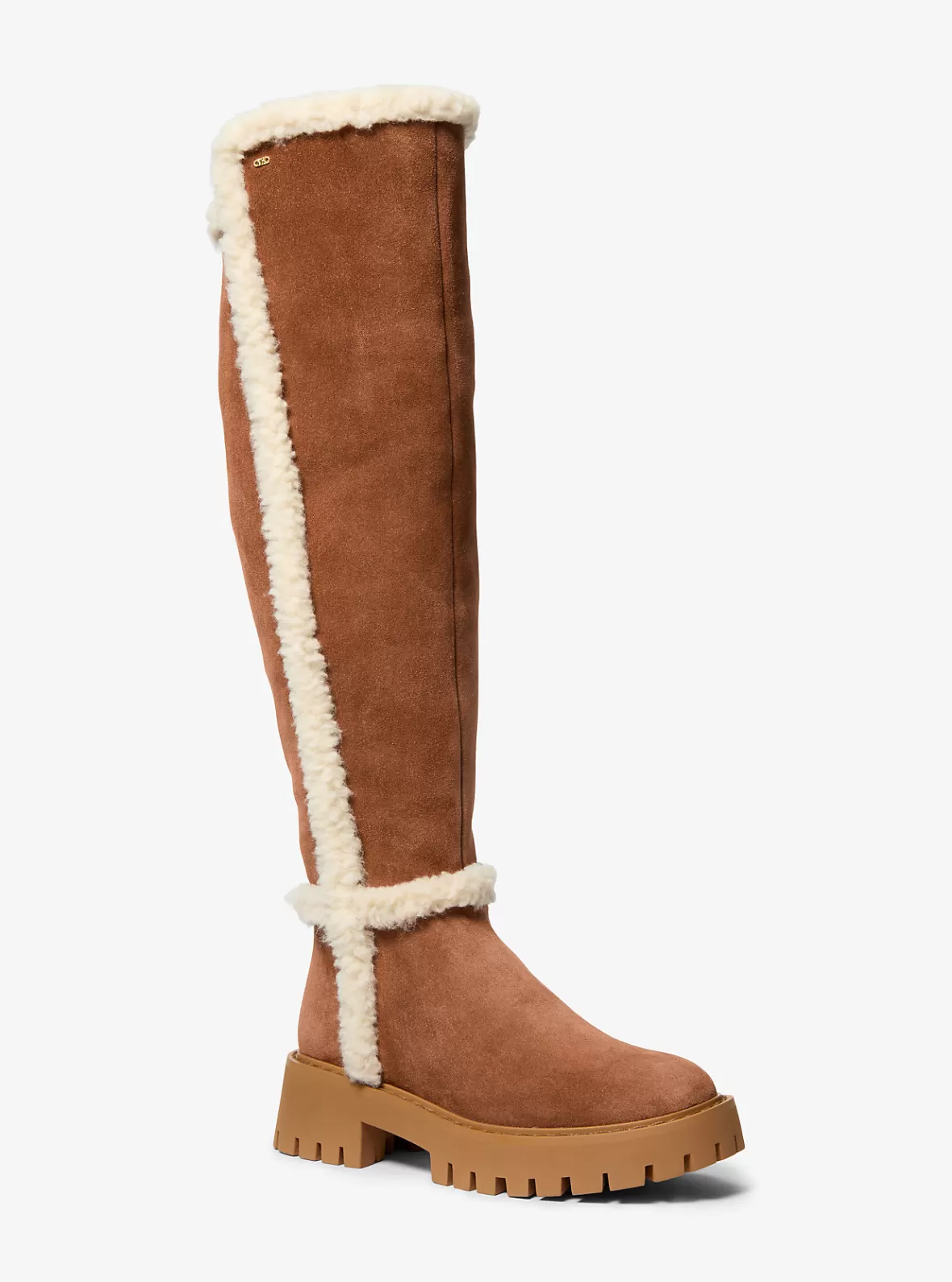 Michael Kors Asher Suede and Faux Shearling Boot*Women Boots