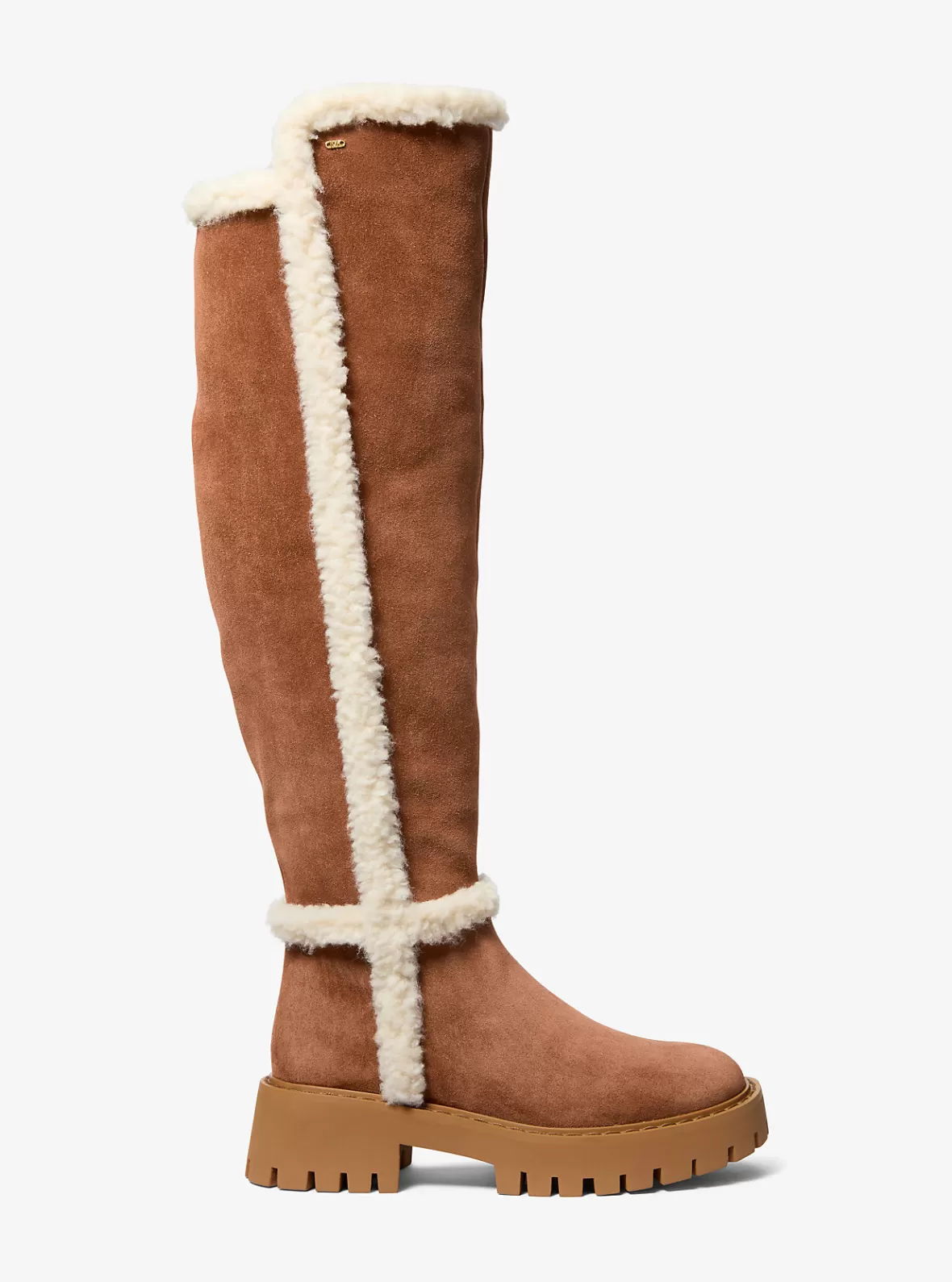 Michael Kors Asher Suede and Faux Shearling Boot*Women Boots