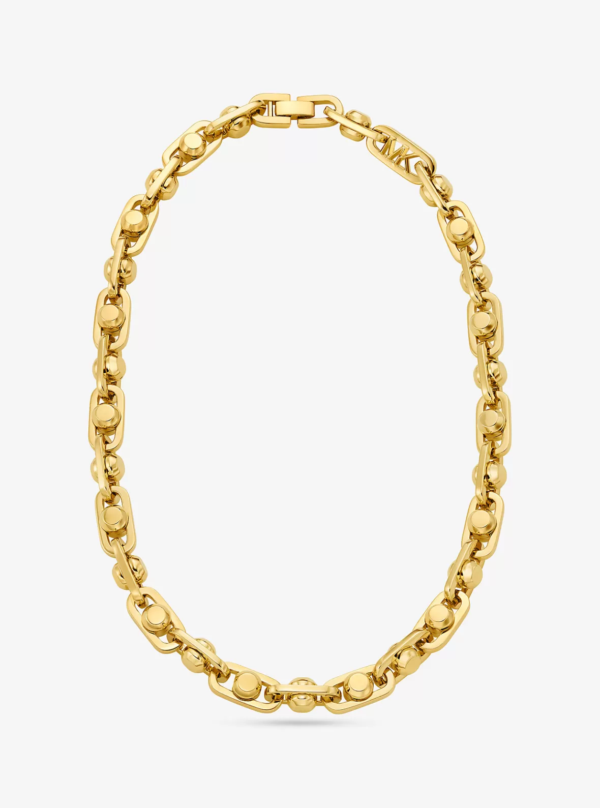 Michael Kors Astor Link Large Precious Metal-Plated Brass Necklace*Women Necklaces