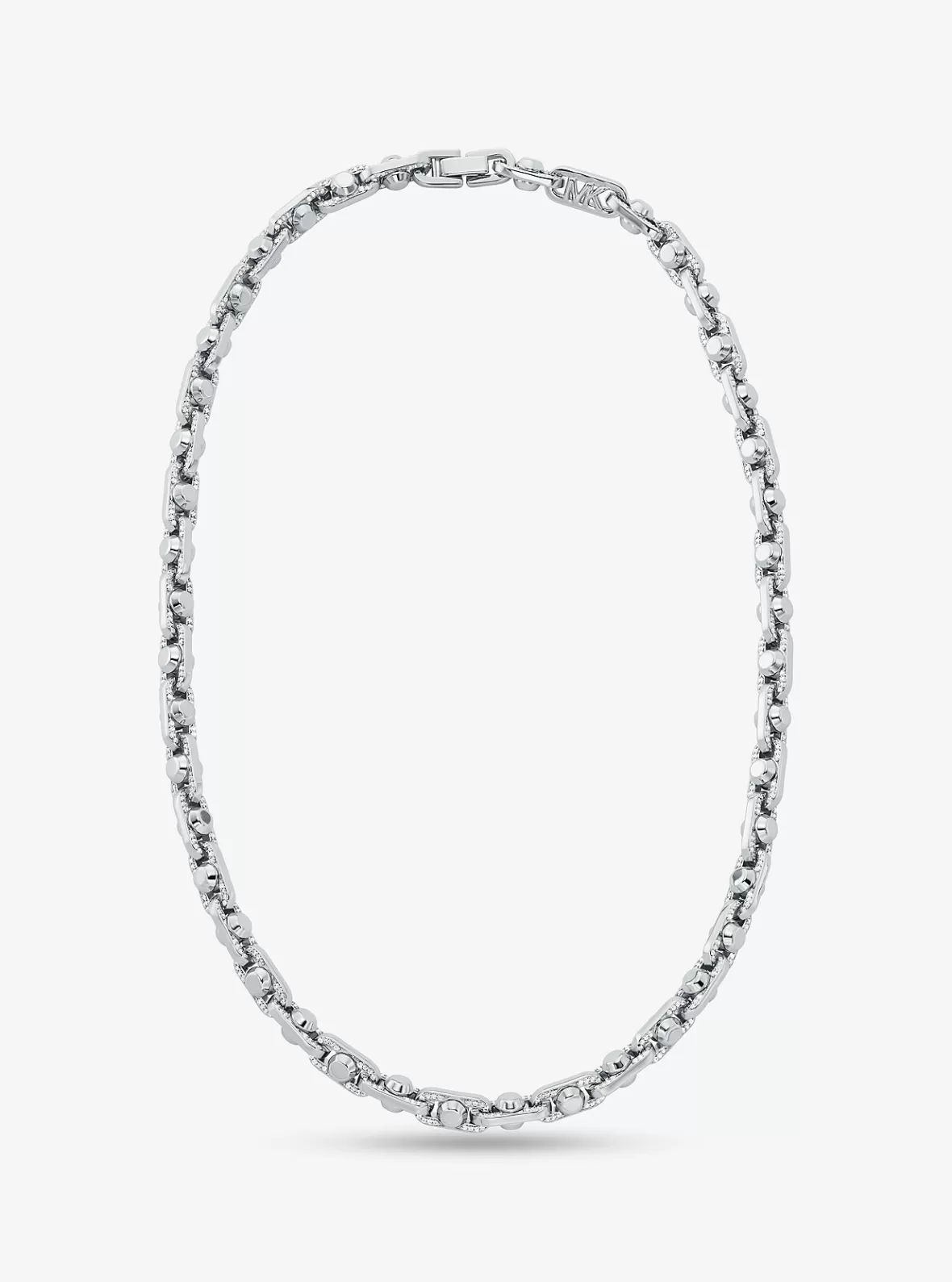 Michael Kors Astor Link Medium Pavé Precious Metal-Plated Brass Necklace*Women Necklaces