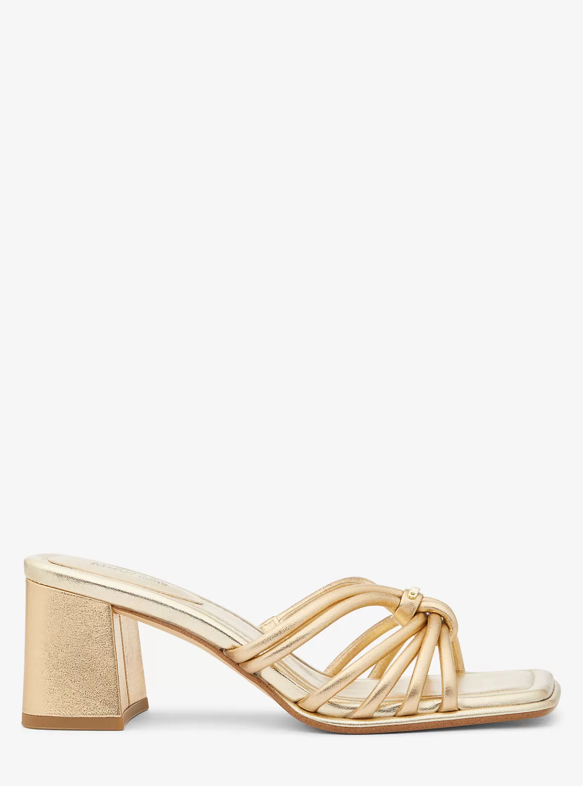 Michael Kors Astra Metallic Leather Mule*Women Sandals