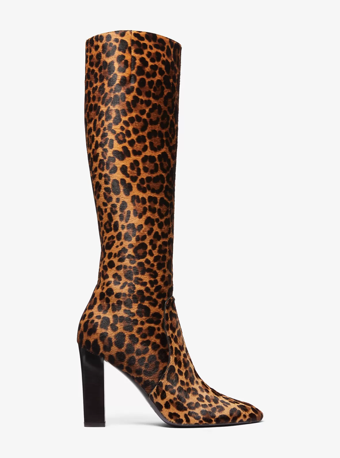 Michael Kors Carly Leopard Print Calf Hair Boot*Women Boots