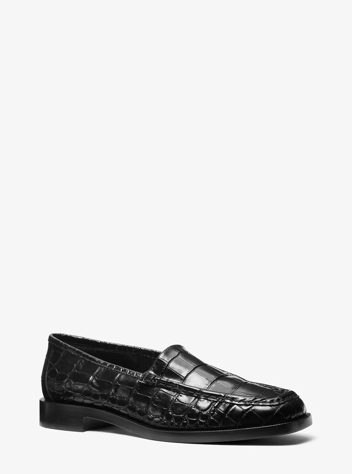 Michael Kors Carolyn Crocodile Embossed Leather Loafer*Women Flats