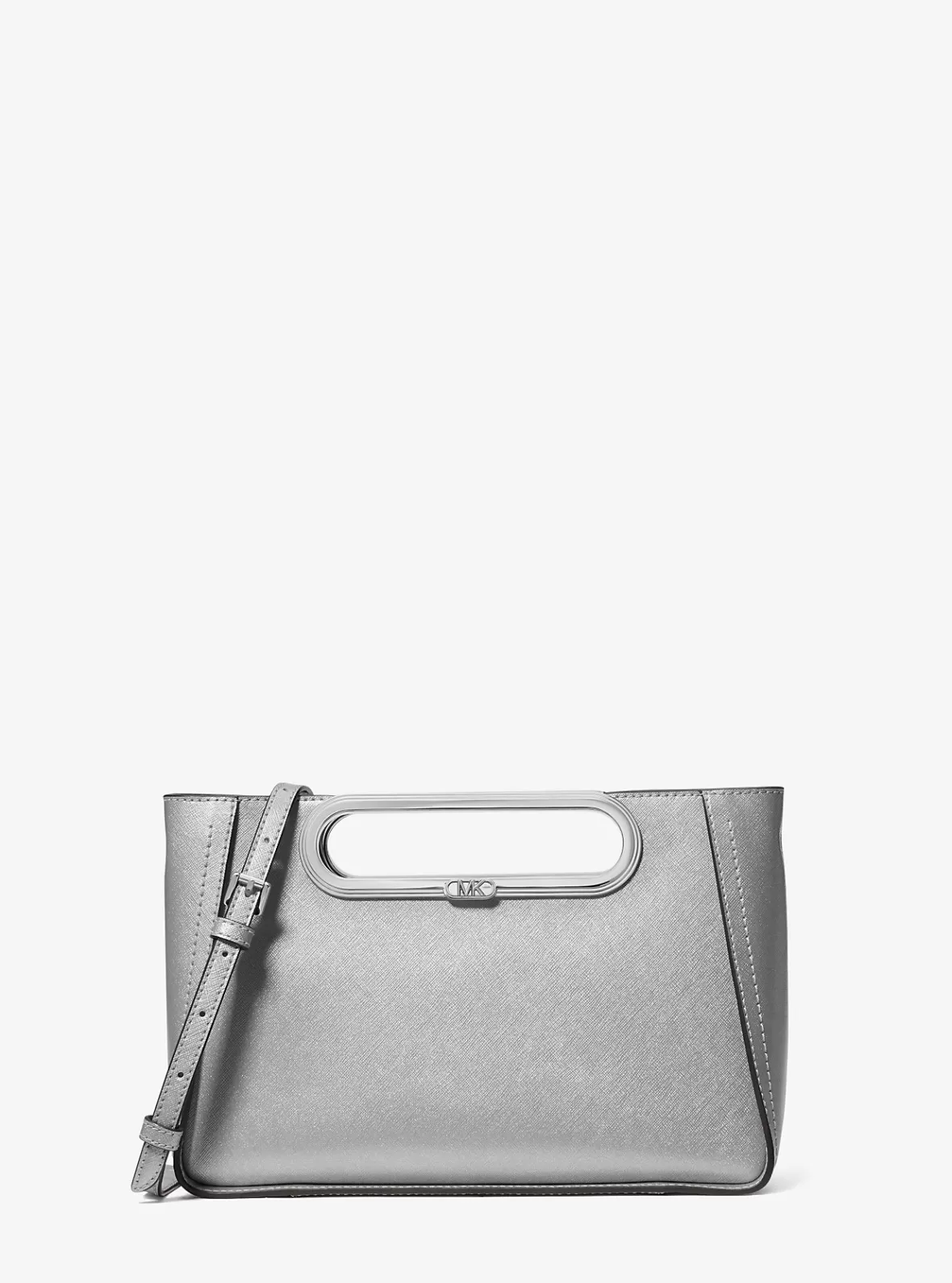 Michael Kors Chelsea Large Metallic Saffiano Leather Convertible Crossbody Bag*Women Crossbody Bags