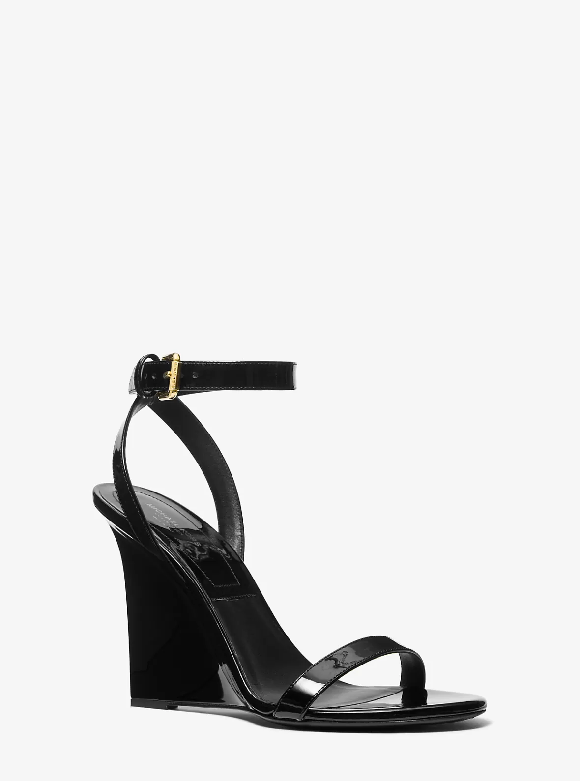 Michael Kors Claudia Patent Leather Wedge Sandal*Women Sandals