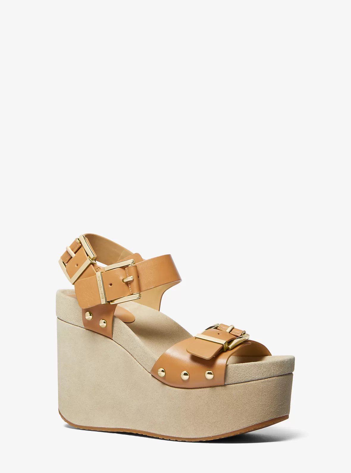 Michael Kors Colby Leather Wedge Sandal*Women Sandals