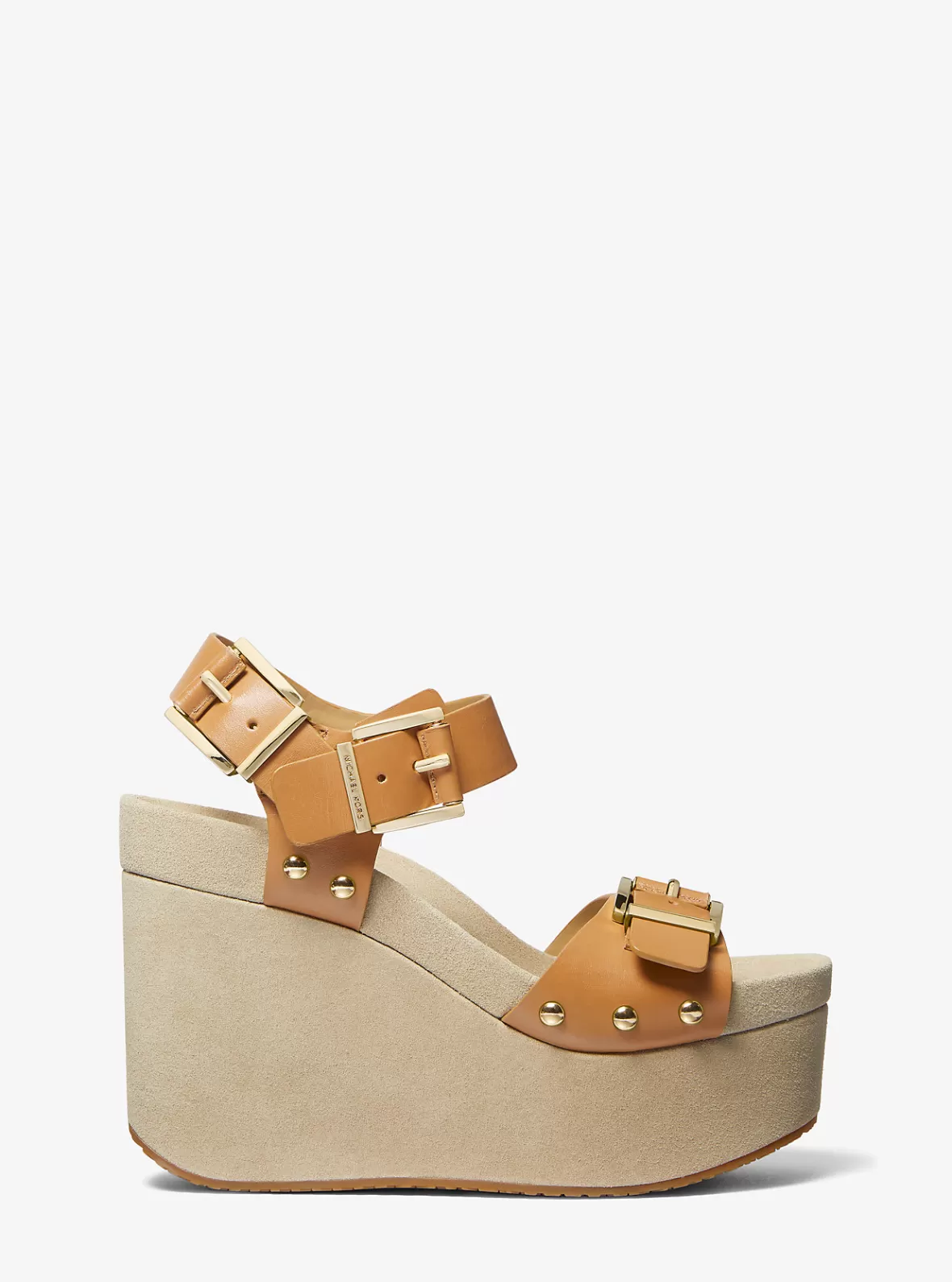 Michael Kors Colby Leather Wedge Sandal*Women Sandals