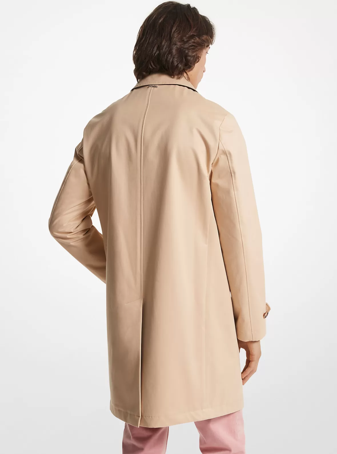 Michael Kors Cotton Blend Balmacaan Coat* Jackets & Outerwear