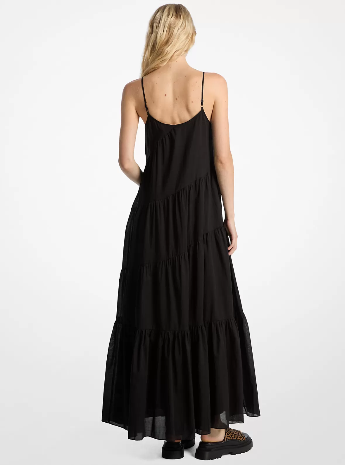 Michael Kors Cotton Tiered Maxi Dress*Women Dresses