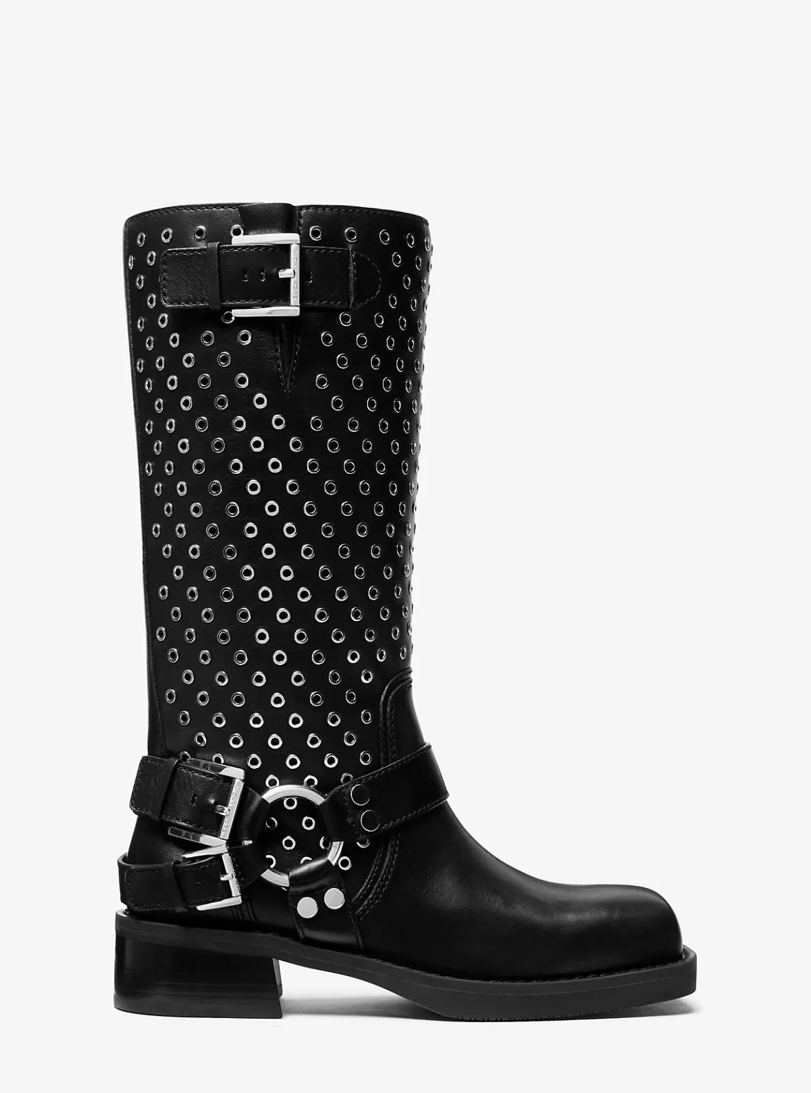 Michael Kors Crosby Grommeted Leather Moto Boot*Women Boots