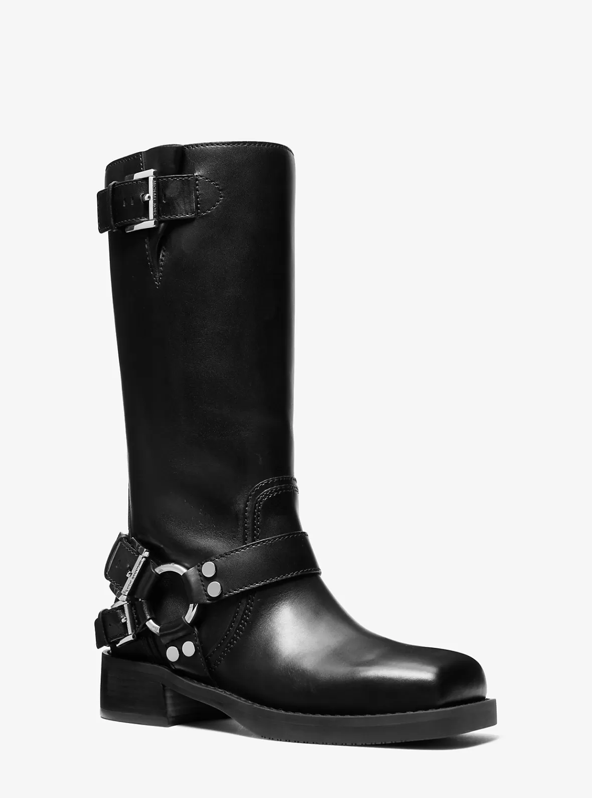 Michael Kors Crosby Leather Moto Boot*Women Boots