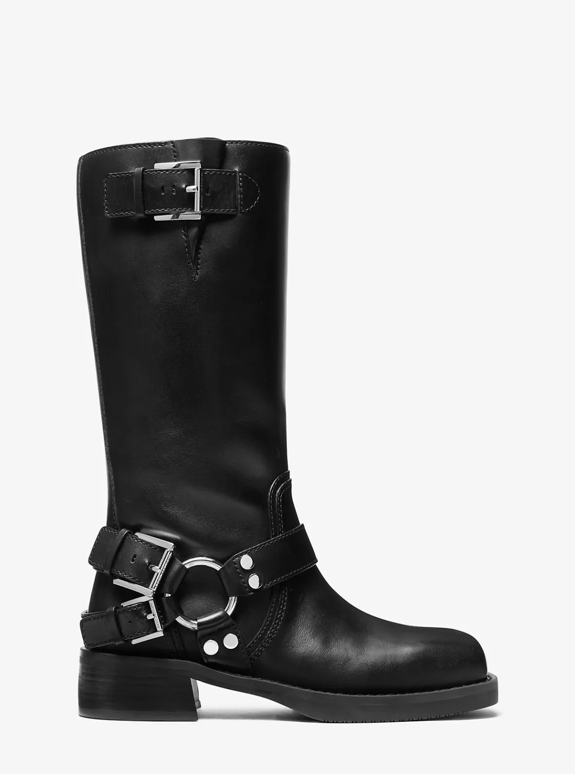 Michael Kors Crosby Leather Moto Boot*Women Boots