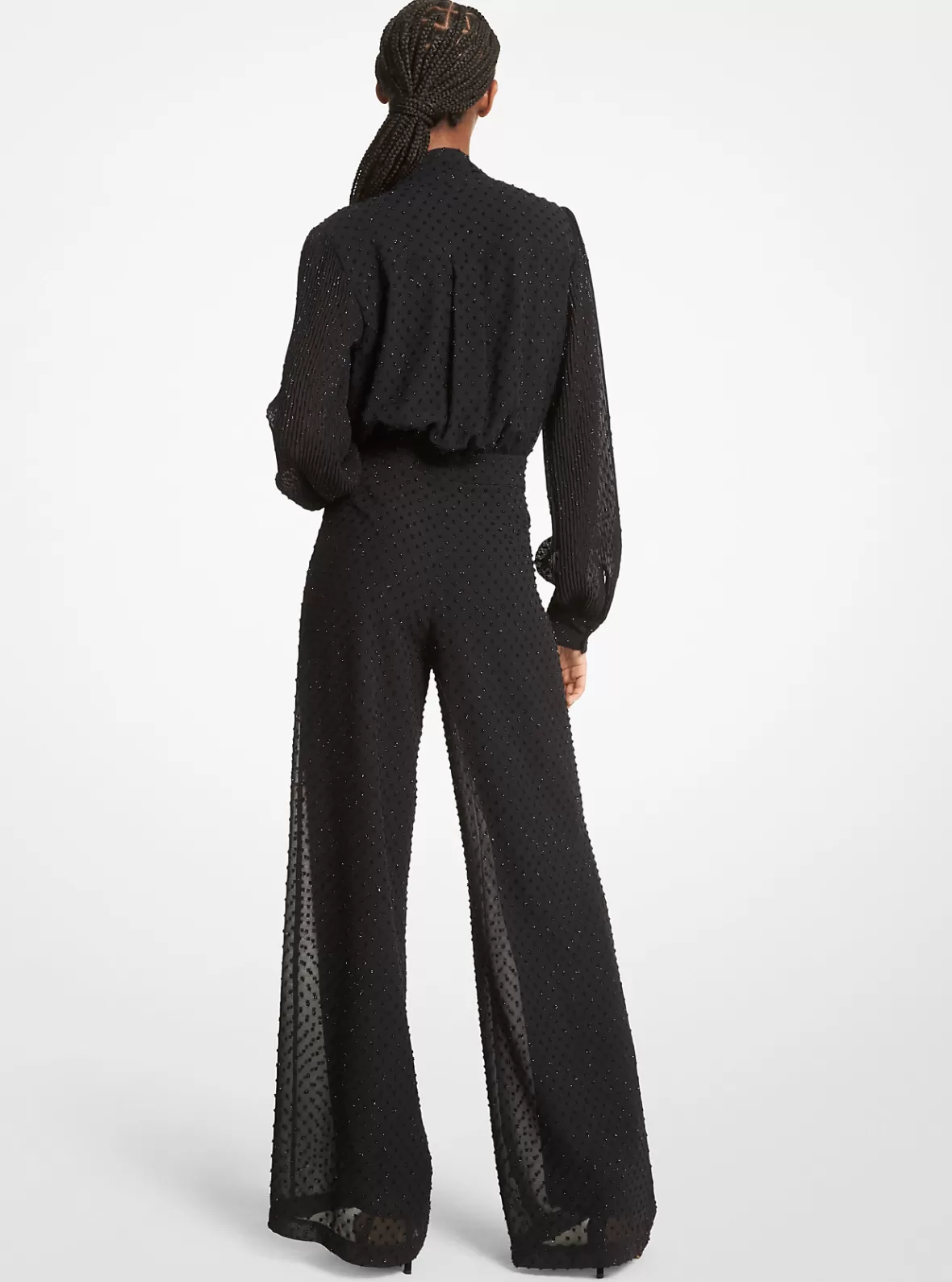 Michael Kors Dot Fil Coupé Jumpsuit*Women Dresses