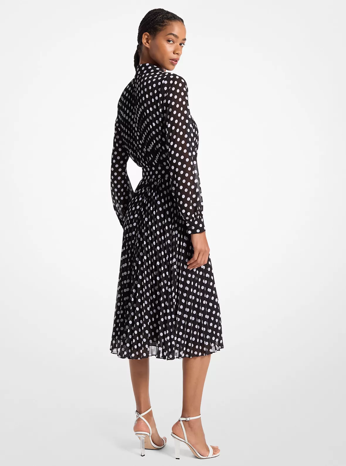 Michael Kors Dot Georgette Shirtdress*Women Dresses