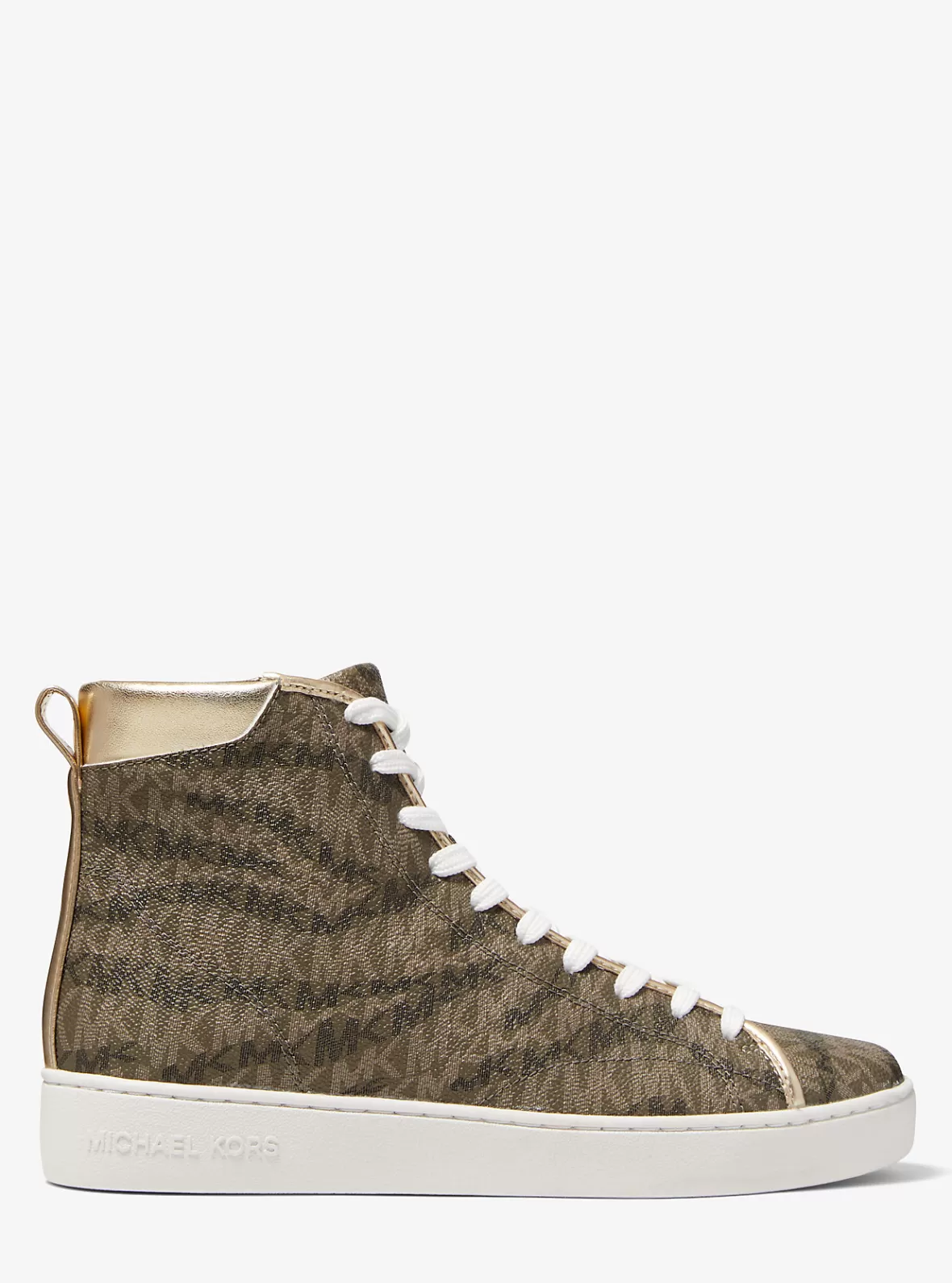 Michael Kors Edie Animal Print Logo High-Top Sneaker*Women Sneakers