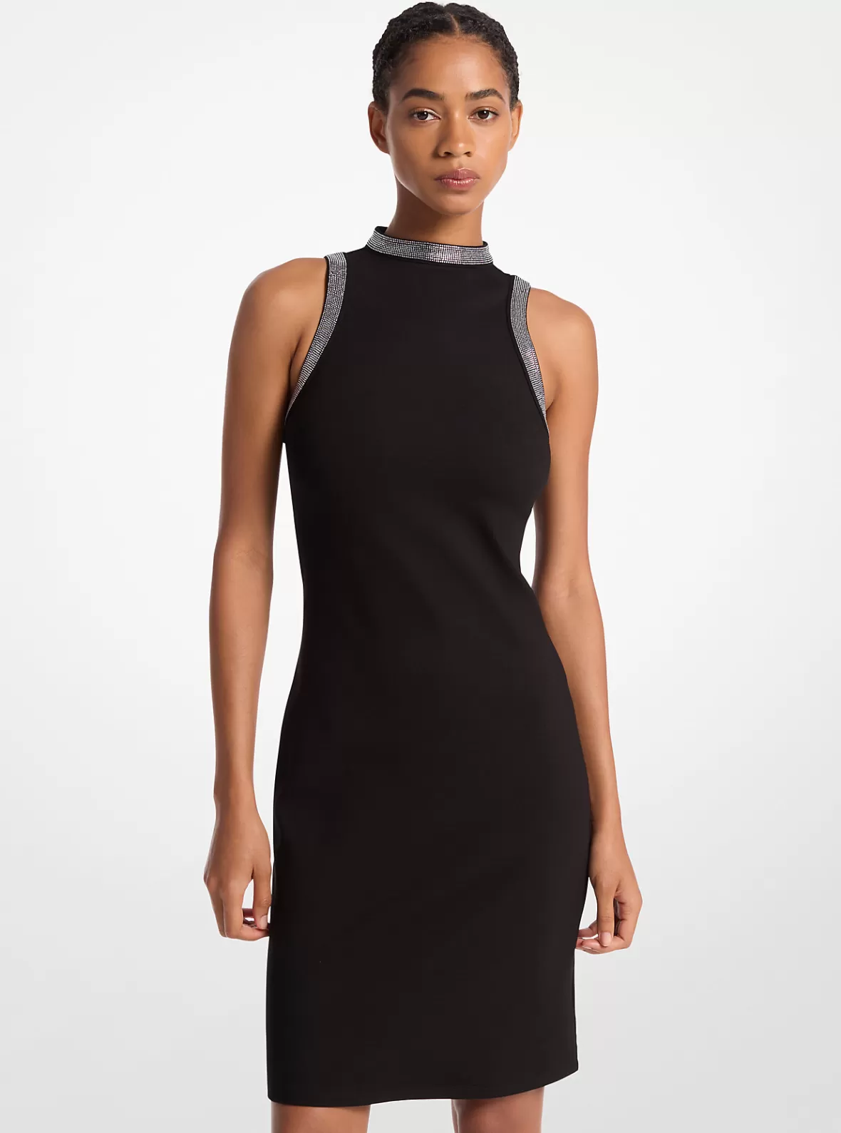 Michael Kors Embellished Knit Halter Dress*Women Dresses