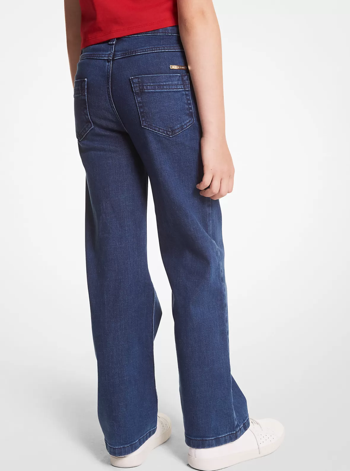 Michael Kors Embellished Stretch Cotton Jeans*Kids Kids