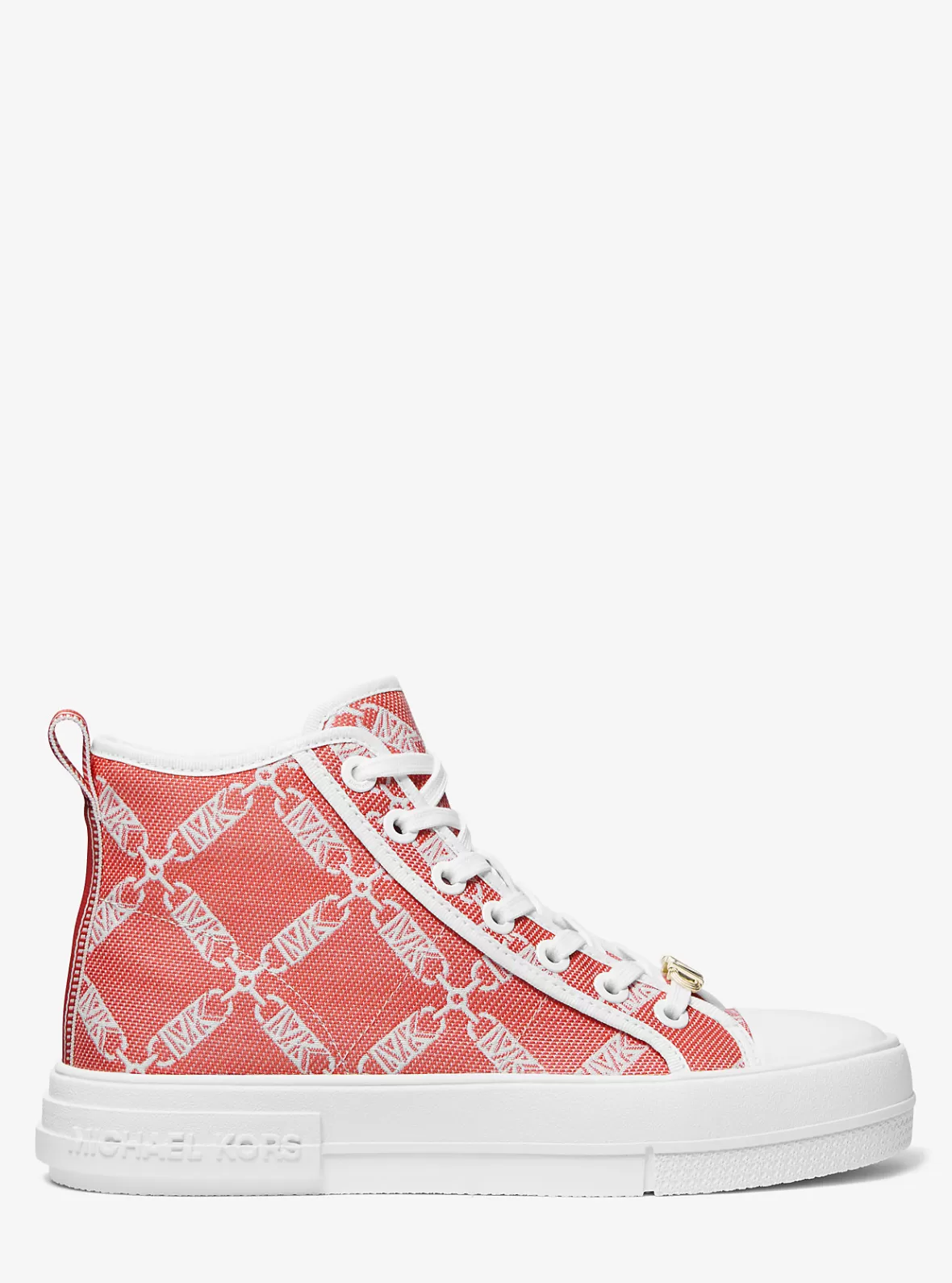 Michael Kors Evy Empire Logo Jacquard High-Top Sneaker*Women Sneakers