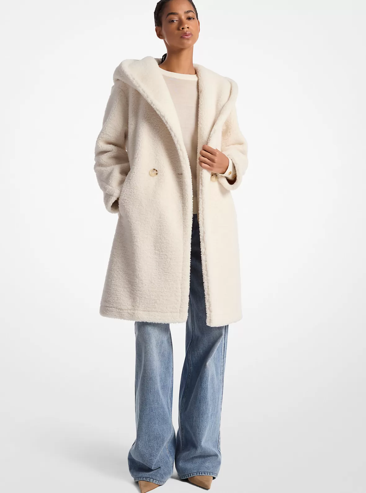 Michael Kors Faux Fur Teddy Coat*Women Jackets & Coats