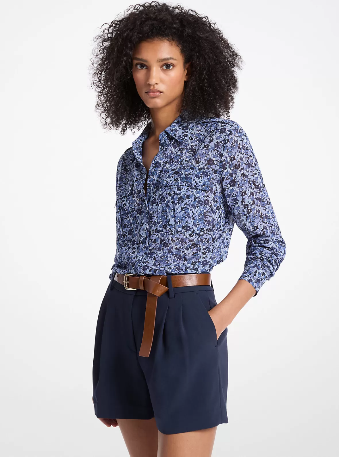 Michael Kors Floral Georgette Blouse*Women Tops