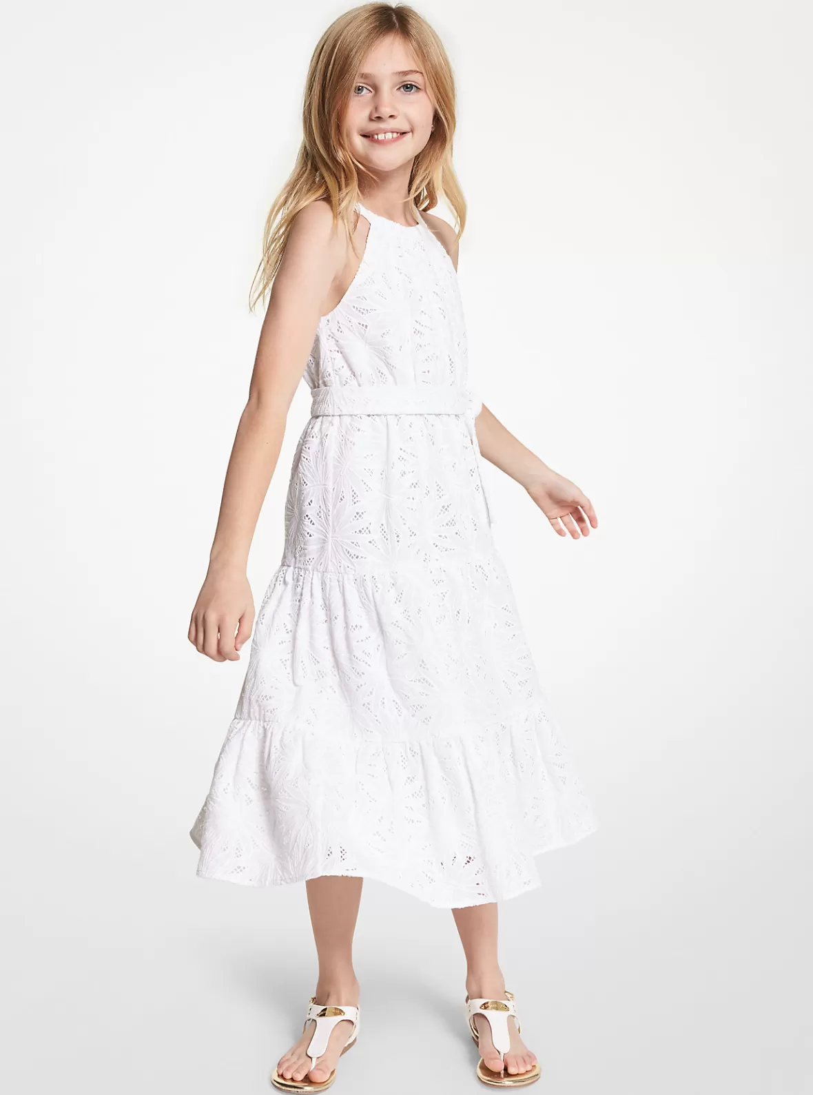 Michael Kors Floral Lace Belted Dress*Kids Kids