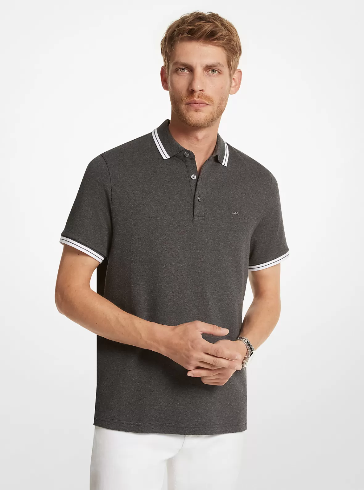 Michael Kors Greenwich Cotton Polo Shirt* T-shirts & Sweatshirts