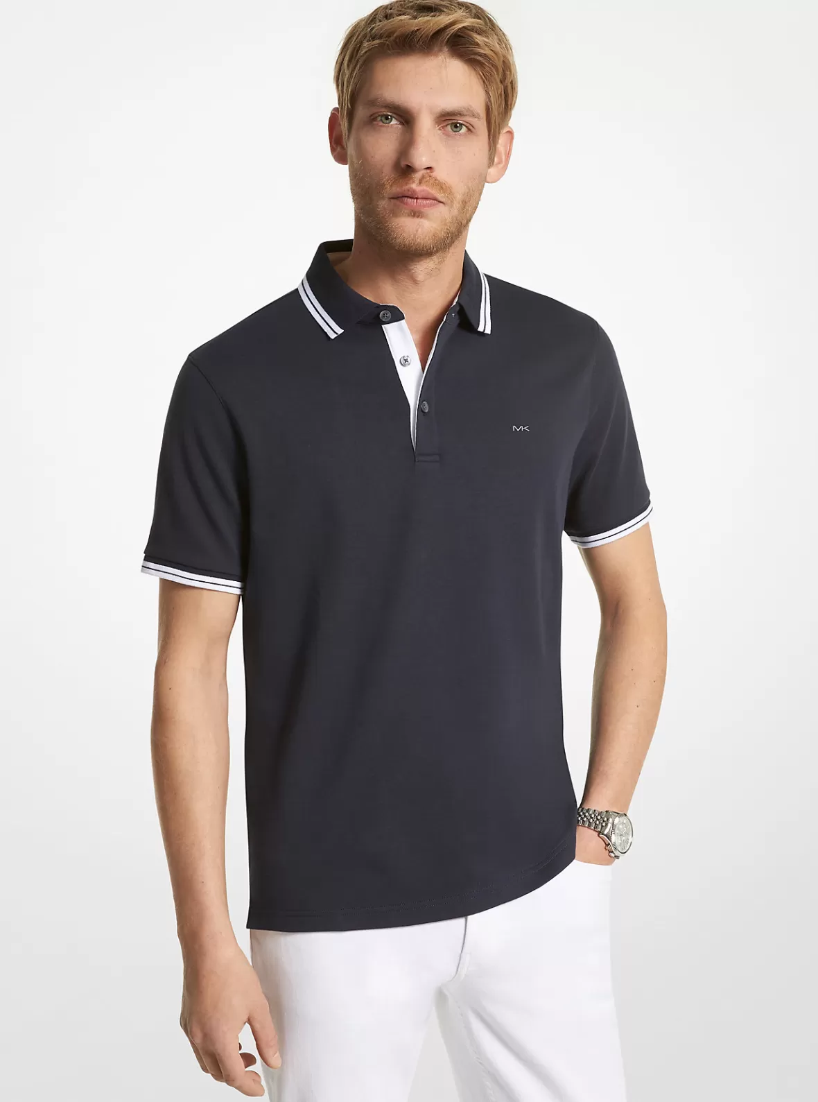 Michael Kors Greenwich Cotton Polo Shirt* T-shirts & Sweatshirts