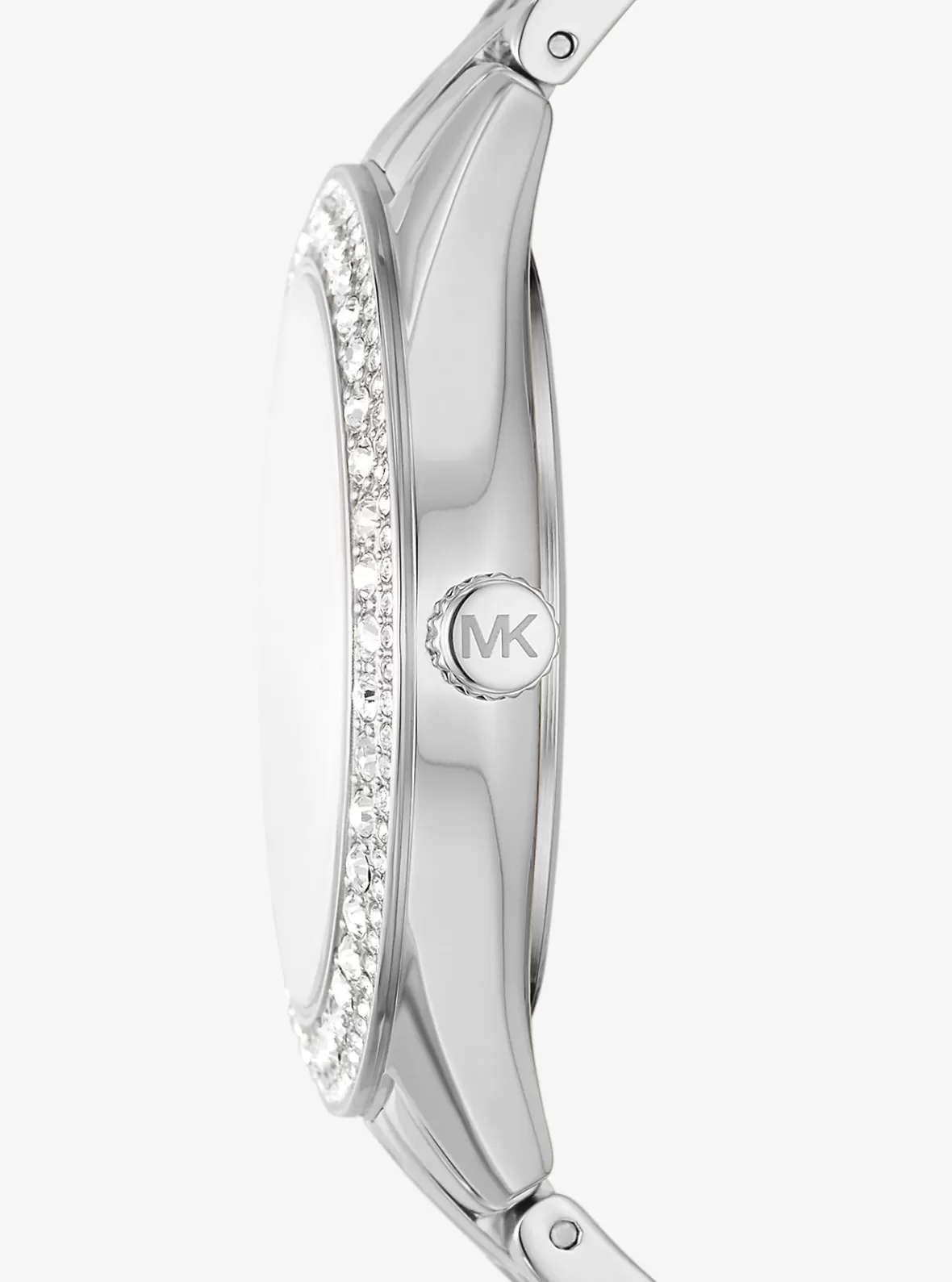 Michael Kors Harlowe Pavé -Tone Watch*Women Silver-tone