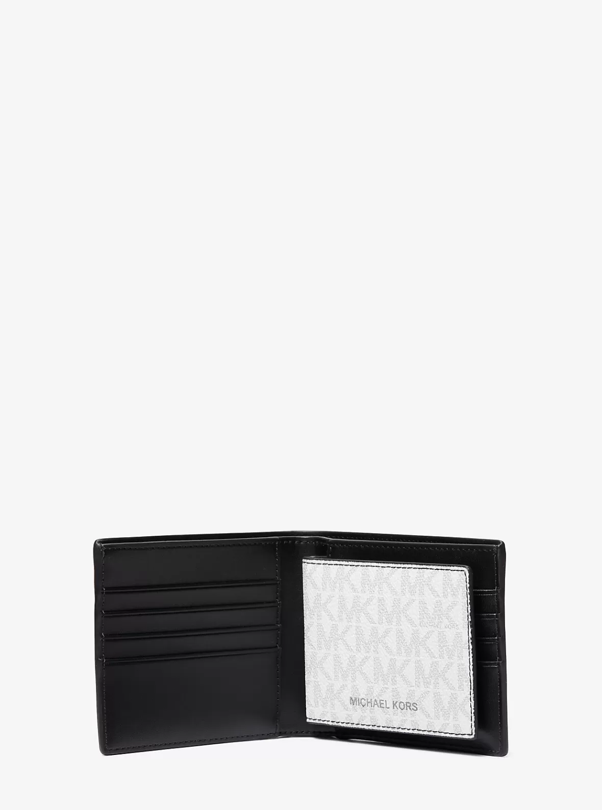 Michael Kors Harrison Logo Billfold Wallet With Passcase* Wallets