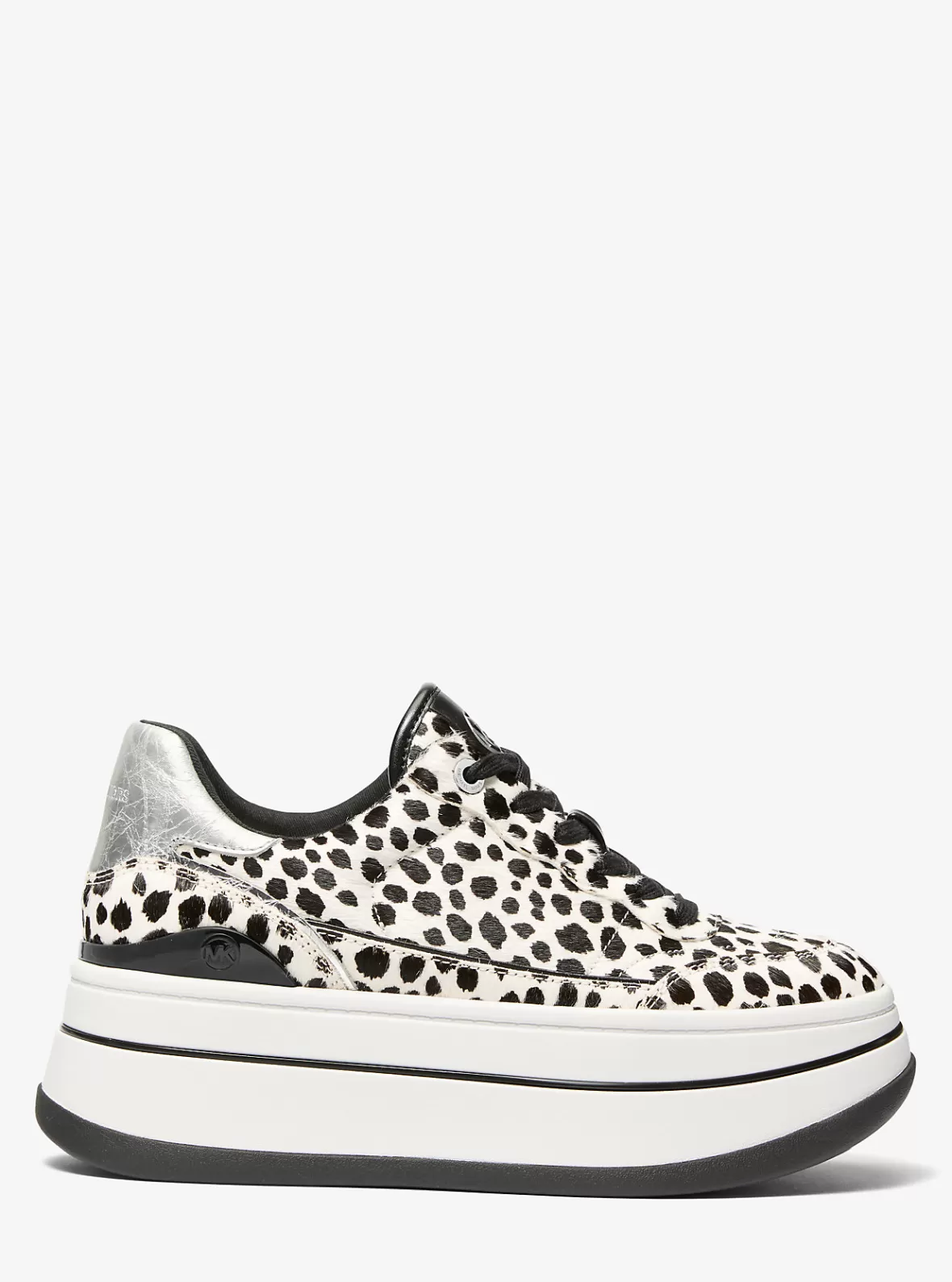 Michael Kors Hayes Cheetah Print Calf Hair Platform Sneaker*Women Sneakers