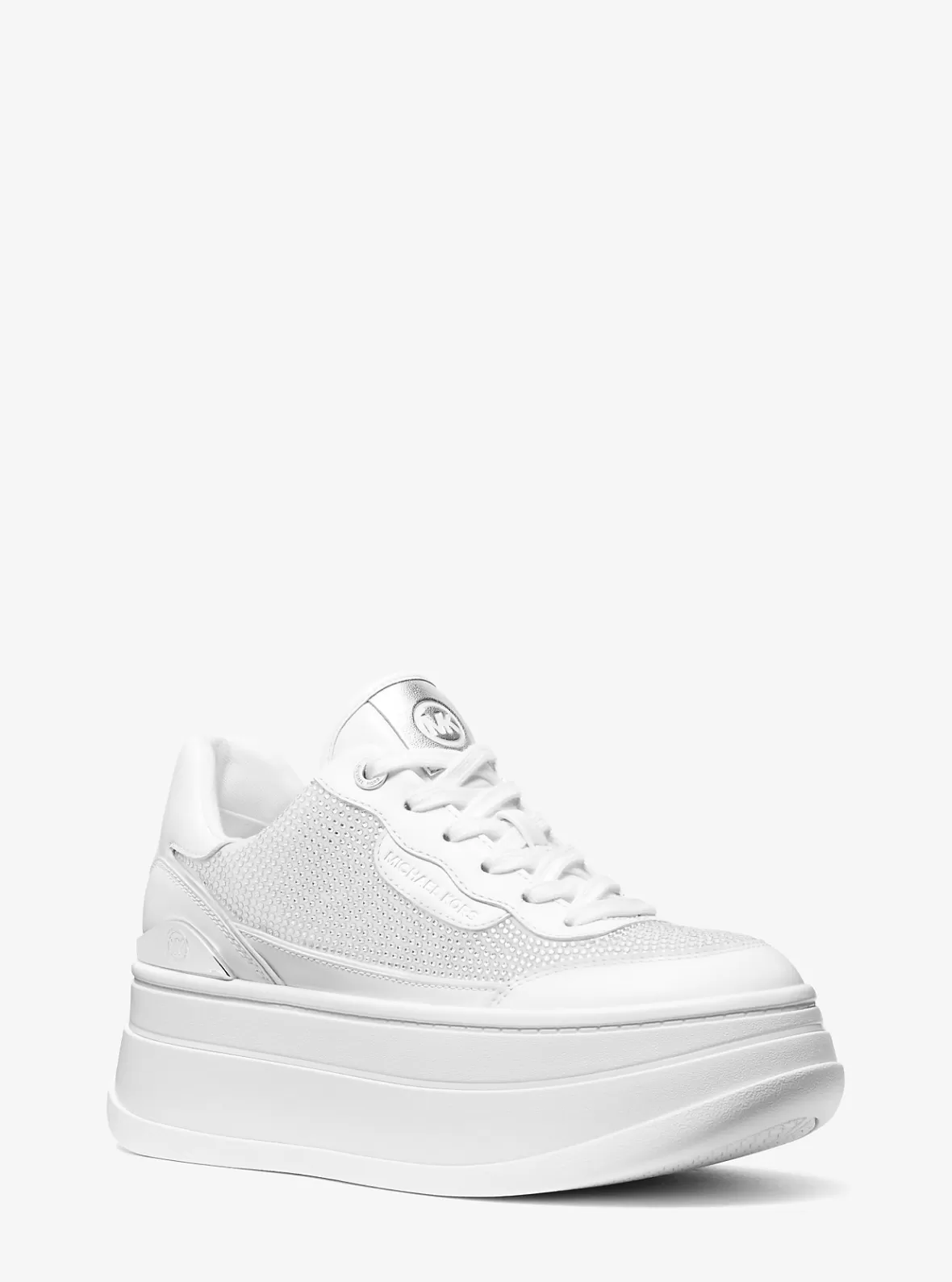 Michael Kors Hayes Embellished Leather Sneaker*Women Sneakers