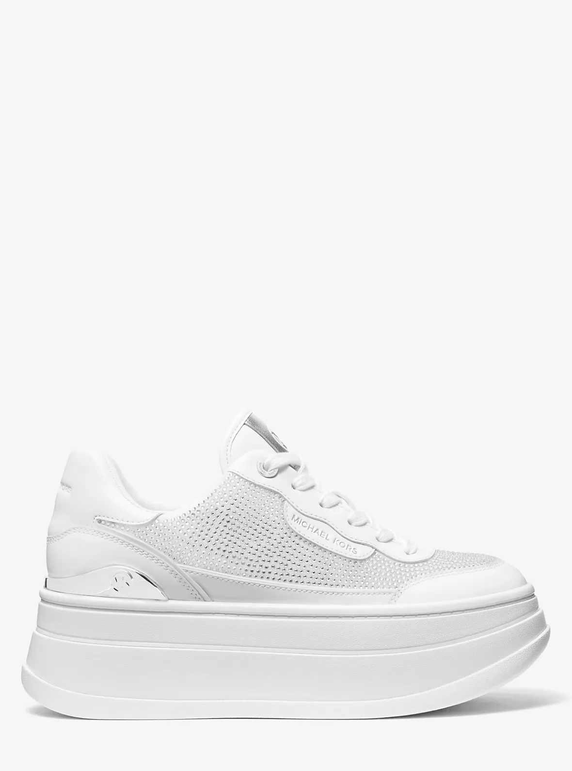 Michael Kors Hayes Embellished Leather Sneaker*Women Sneakers