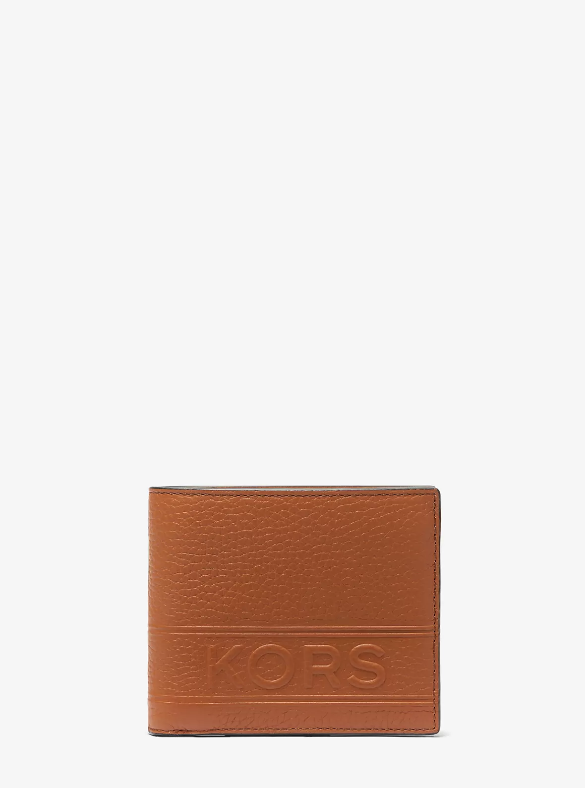 Michael Kors Hudson Pebbled Leather Billfold Wallet With Coin Pouch* Wallets