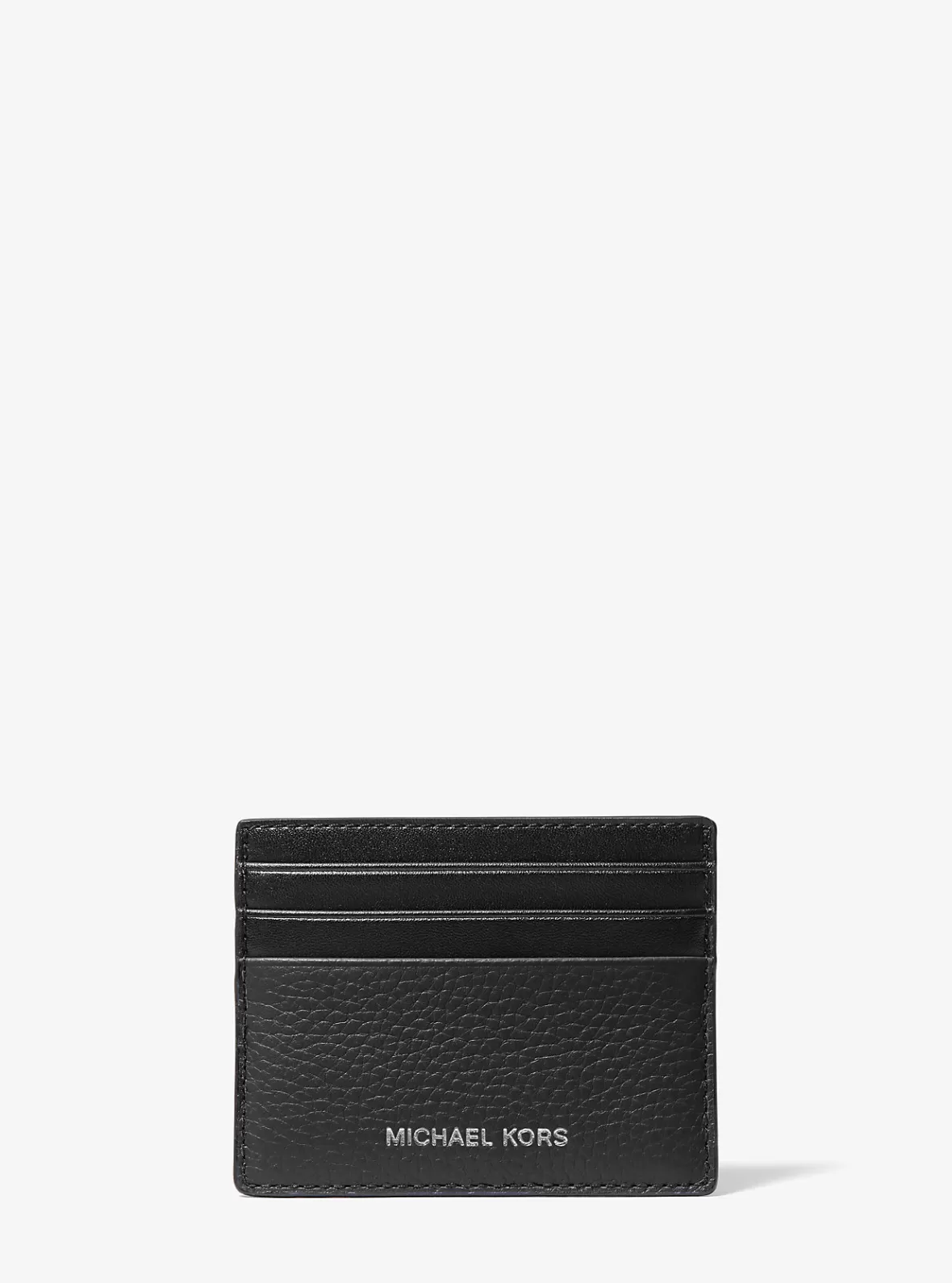 Michael Kors Hudson Pebbled Leather Card Case* Wallets