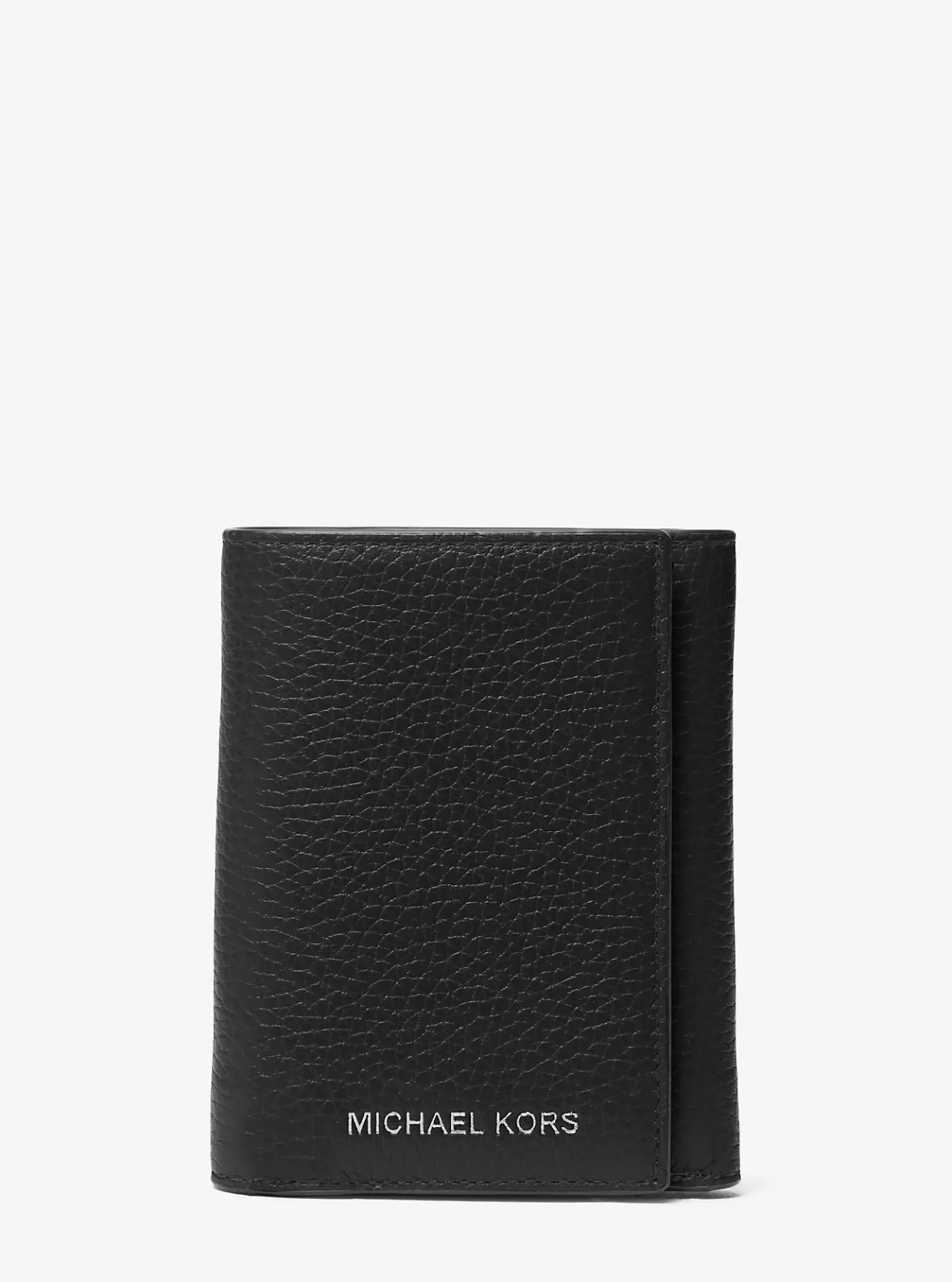 Michael Kors Hudson Pebbled Leather Tri-Fold Wallet* Wallets