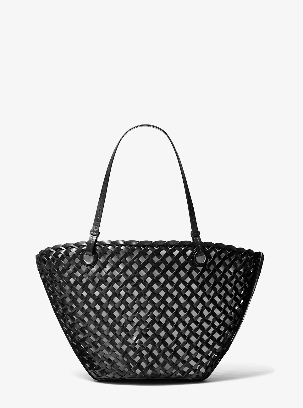 Michael Kors Isabella Medium Hand-Woven Leather Tote Bag*Women Totes