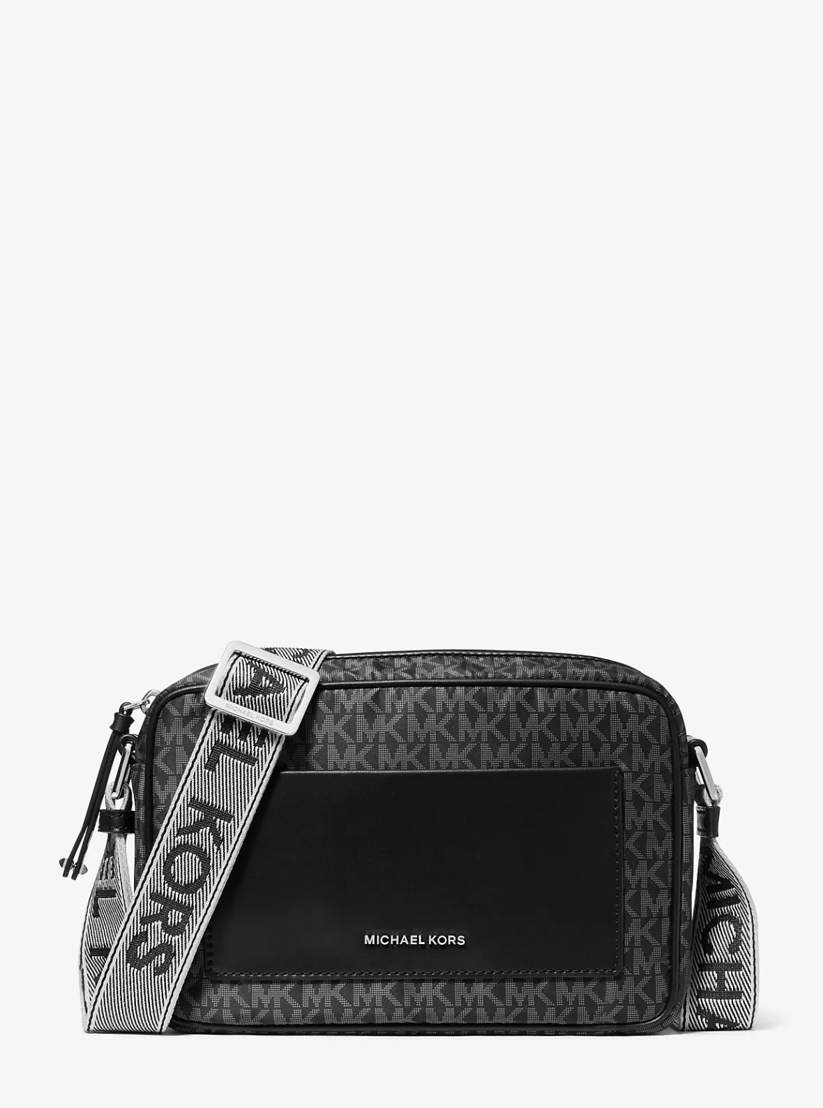 Michael Kors Jet Set Large Signature Logo Print Woven Crossbody Bag*Women Crossbody Bags