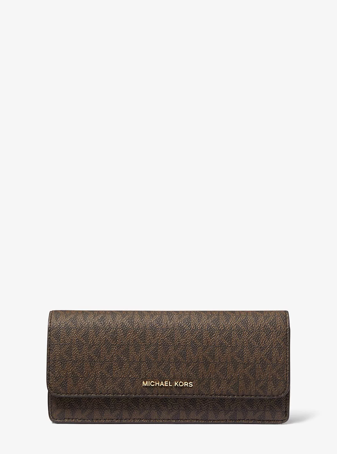 Michael Kors Jet Set Large Signature Logo Snap-Front Wallet*Women Wallets