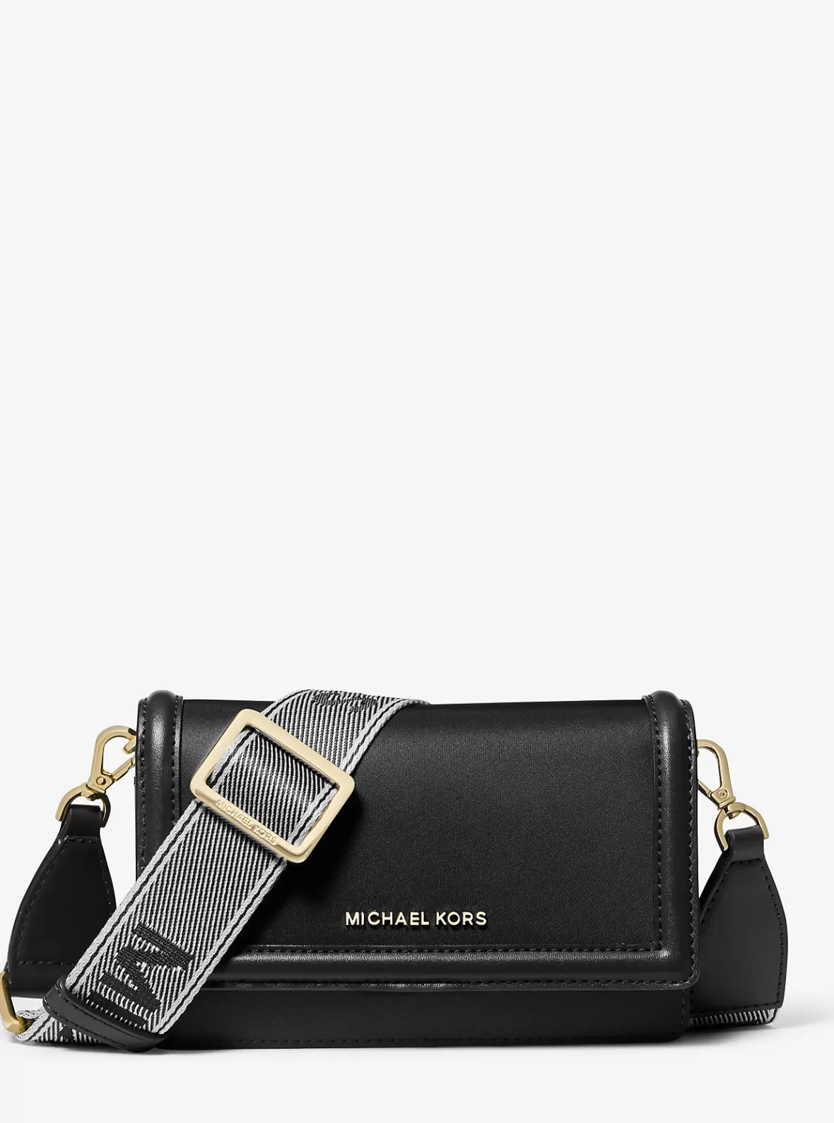 Michael Kors Jet Set Small Nylon Gabardine Smartphone Crossbody Bag*Women Crossbody Bags