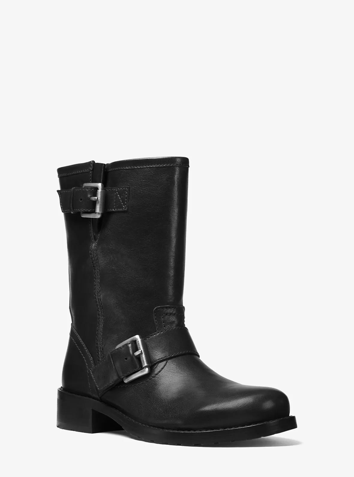 Michael Kors Jonas Leather Moto Boot*Women Boots