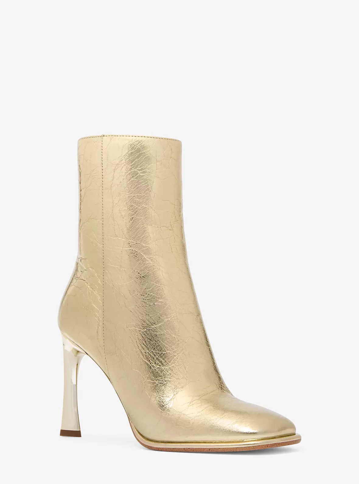 Michael Kors Kelsea Metallic Crackled Leather Boot*Women Boots