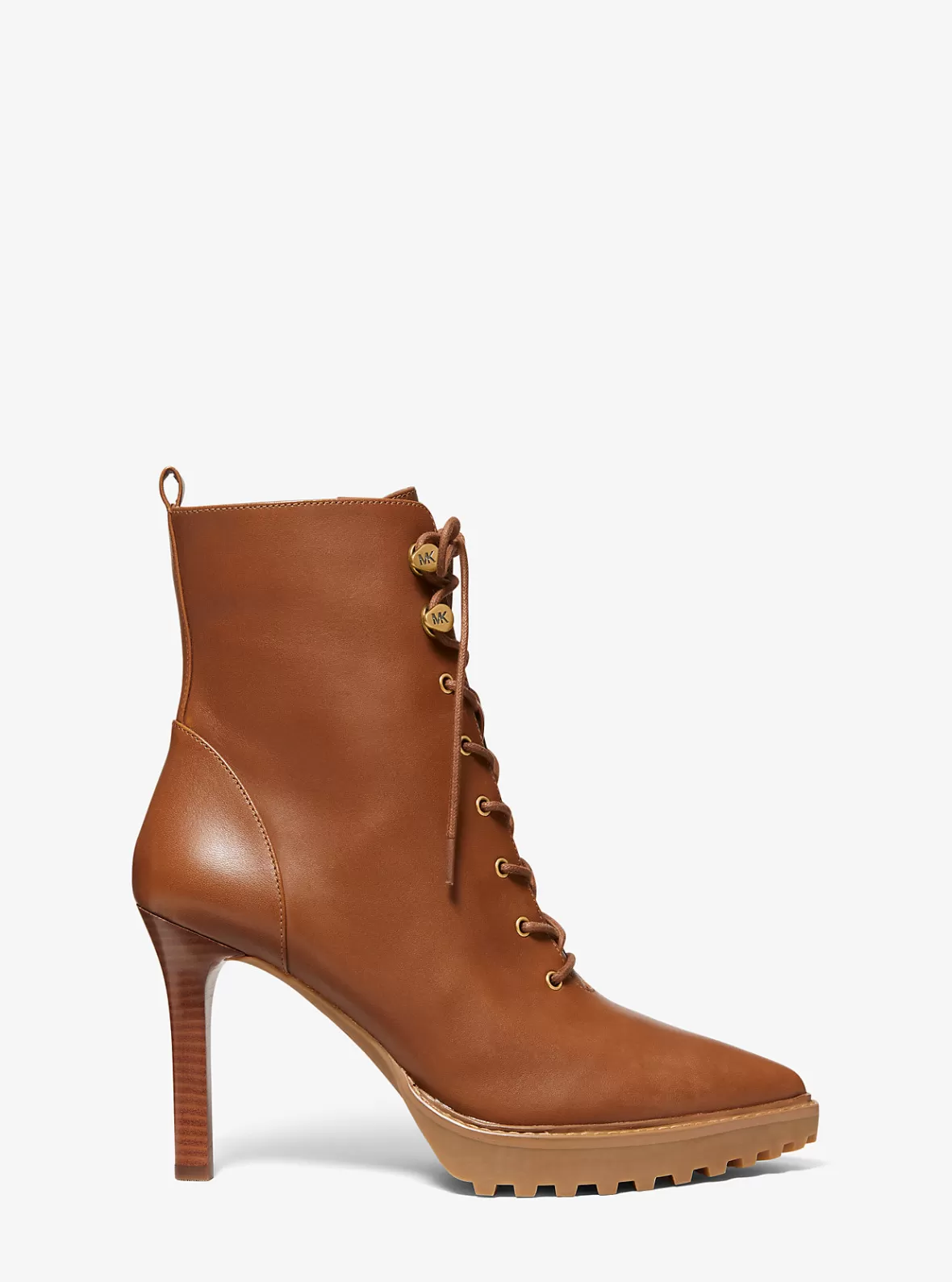 Michael Kors Kyle Leather Lace-Up Boot*Women Boots