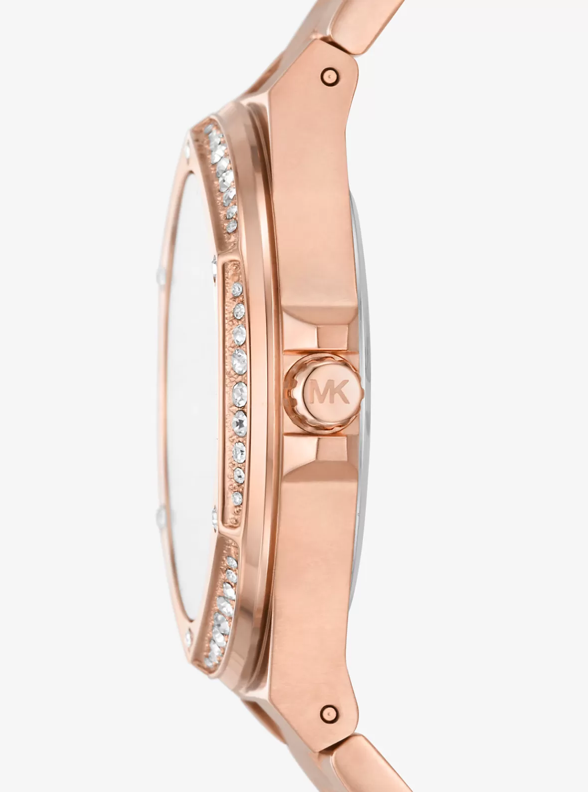 Michael Kors Lennox Pavé Rose Gold-Tone Watch*Women Rose Gold-tone