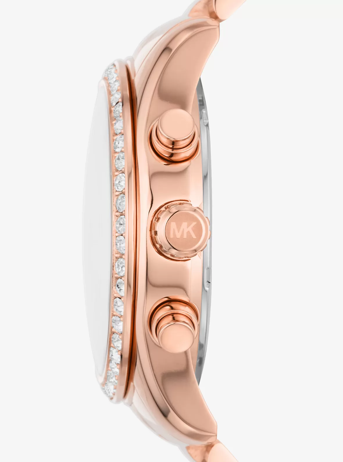 Michael Kors Lexington Pavé Rose Gold-Tone Watch*Women Rose Gold-tone