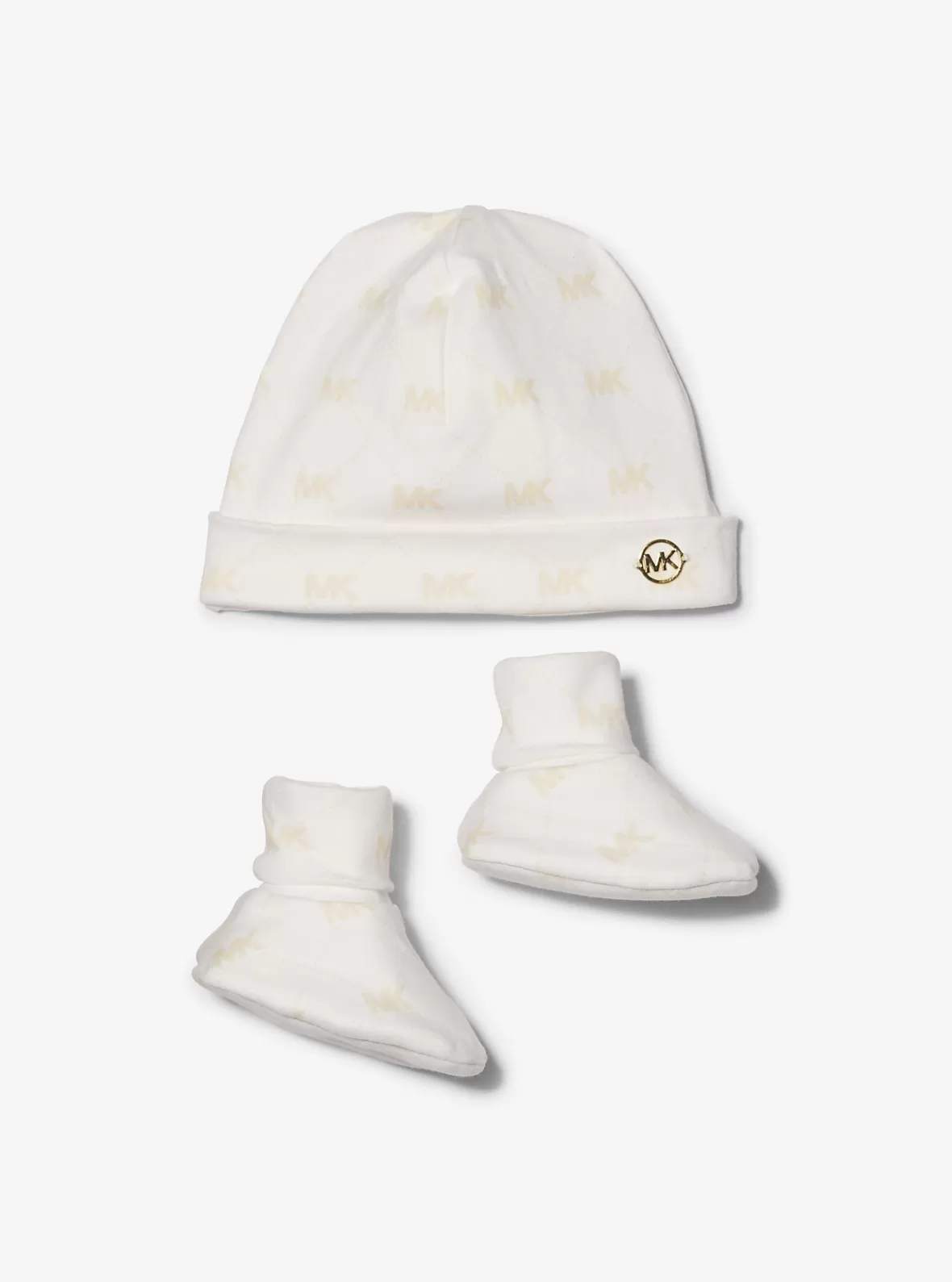 Michael Kors Logo Cotton Hat and Booties Baby Gift Set*Kids Kids