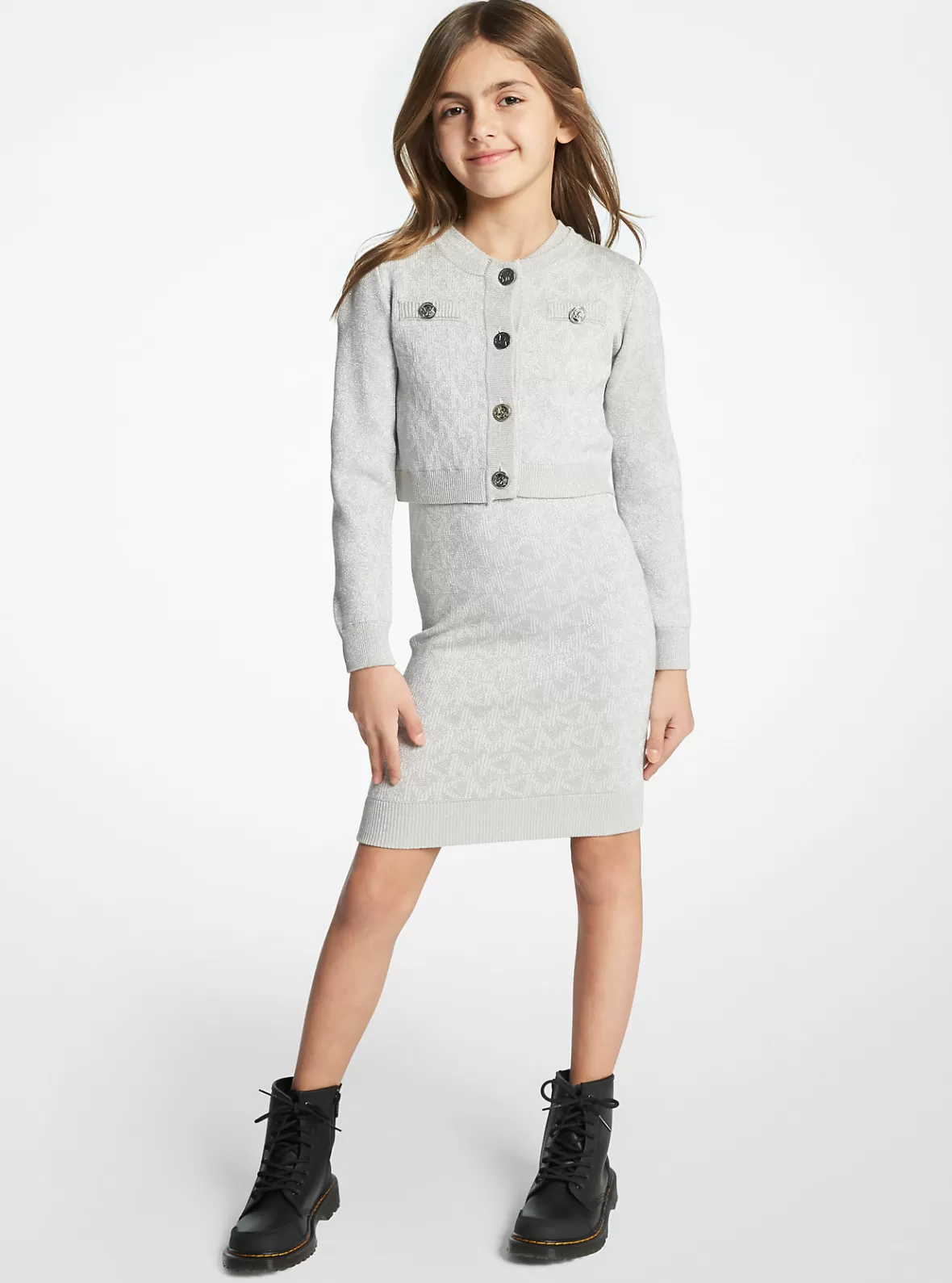 Michael Kors Logo Jacquard Cardigan*Kids Kids