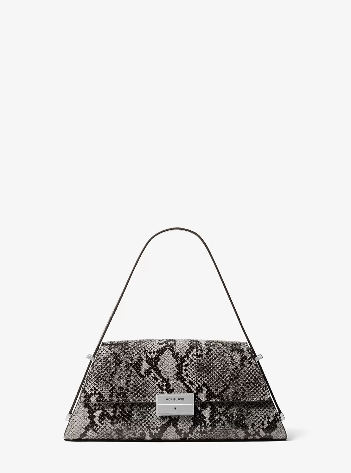 Michael Kors Ludlow Medium Snake Embossed Leather Shoulder Bag*Women Shoulder Bags