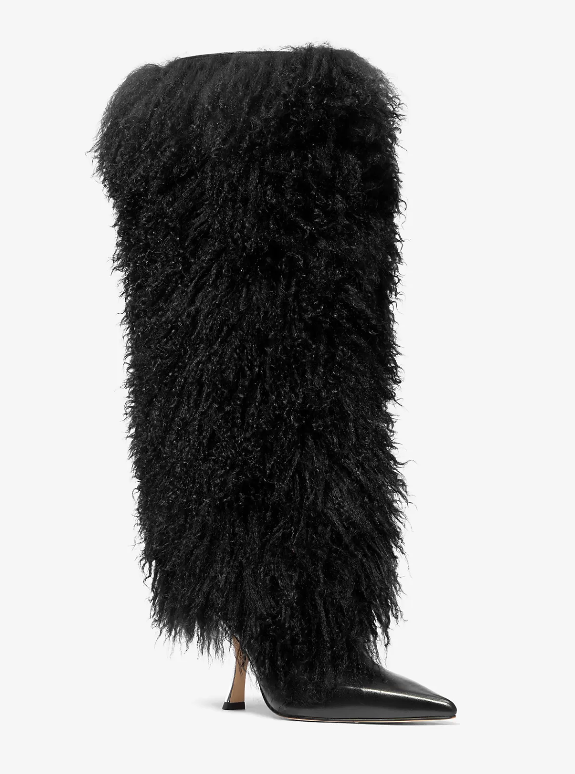 Michael Kors Luna Shearling and Leather Boot*Women Boots